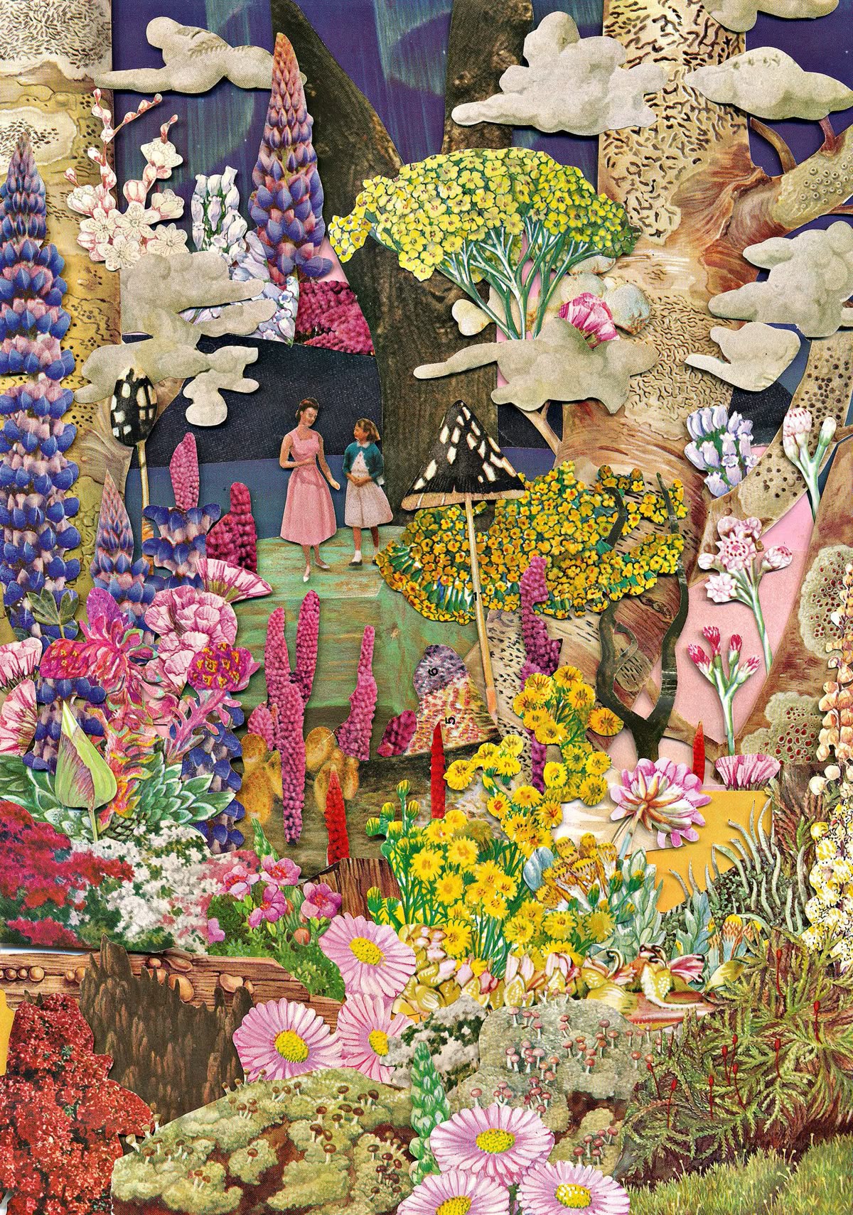 Strange lands — collage